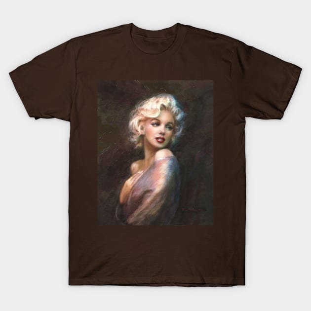 Marilyn WW Romantic Soft T-Shirt by Theo Danella